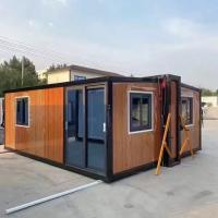 Casa plegable prefabricada modular de 700 mm con estructura de acero