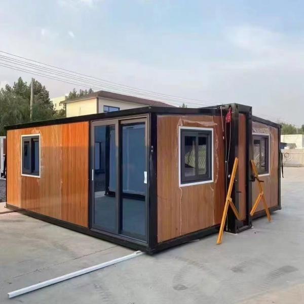 Casa plegable prefabricada modular de 700 mm con estructura de acero