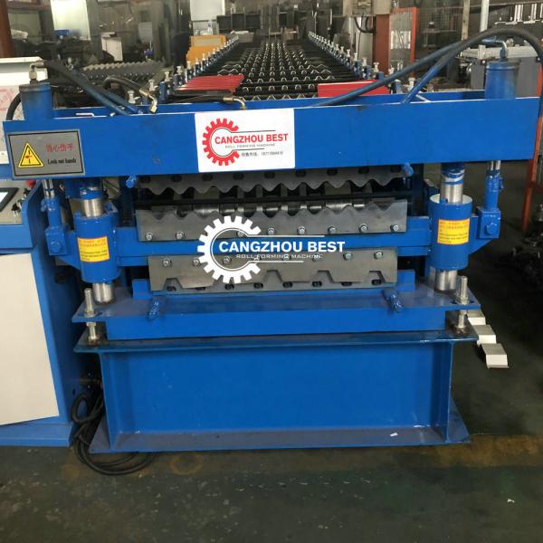 0.3mm 925mm Metal Roofing Panel Machine For IBR / Corrugatd Sheet