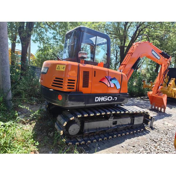 6ton Used Doosan Mini Excavator DH60 Excavator 0.2m3 Bucket Used Mini Track Hoes