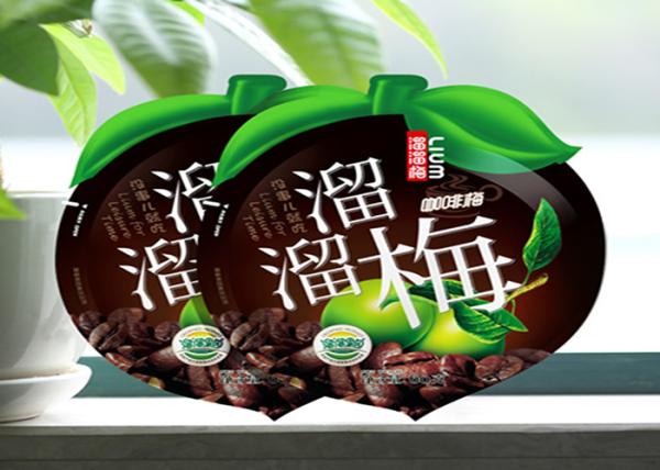 Laminated Material Food Grade Packaging Special Shape Bag For Preserved Snack