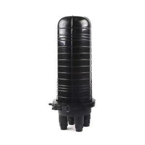 Pole mounted 2 In 2 Out Ports 24 cores Dome fiber optic splice closure