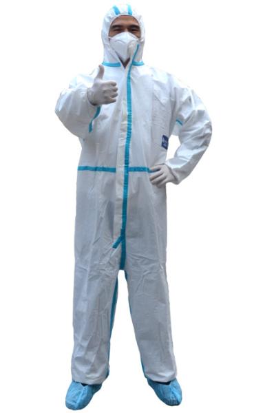 Fluid Resistant M Breathable Disposable Coveralls for Aviation Industry