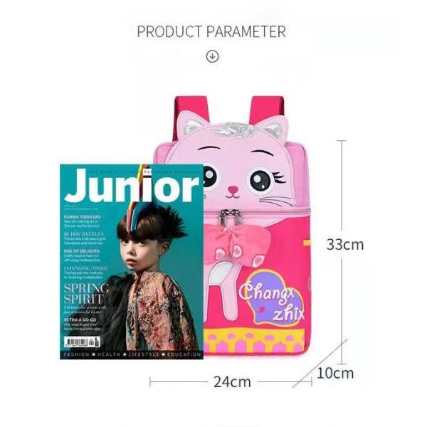 Polyester Kids School Backpack Bag 3d Mermaid Cartoon