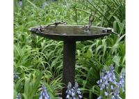 Esculturas de bronce de imitación antiguas de lanzamiento del jardín del cuenco del baño de la rana