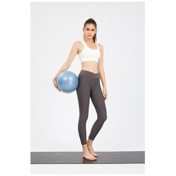 Yoga Clothes 50% Spandex 50% Nylon Blended Ladies Workout Fit Pants And Tops