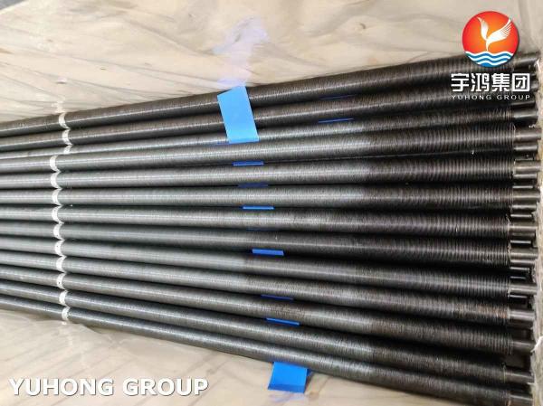 Air Cooler Tube ASTM A179 Carbon Steel Embedded Fin Tube With Al1060 Fin