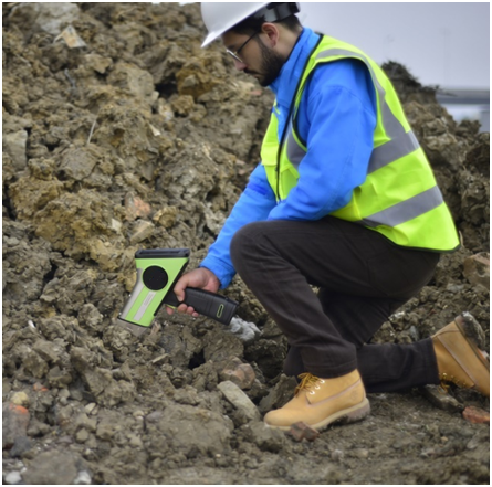 Hand held Alloy Analyzer Alloy Material Identification (PMI) Fast SDD Detector HXRF-145ATE