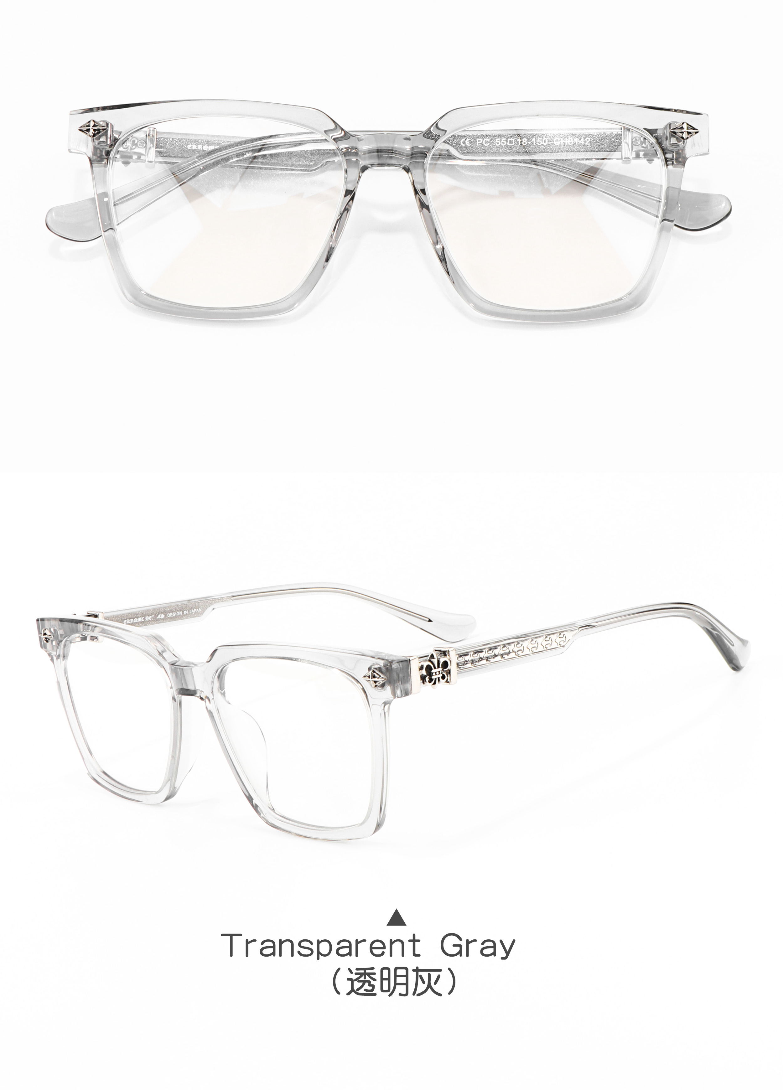 Special Acetate Gold Silver Optical Prescription Presbyopia Multifocal Luxury Brand Young Makeup Fashion Eye Glasses for Men