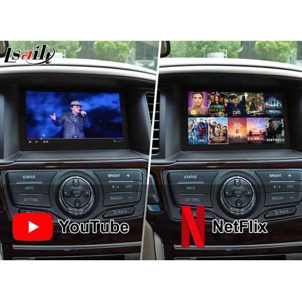 Экран мультимедиа автомобиля CarPlay для Nissan Pathfinder, патруля, Armada Infiniti QX с автомобилем андроида