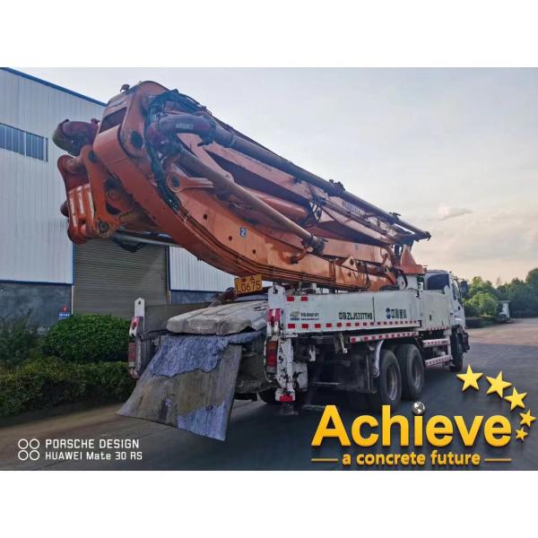 China 47M caminhão bomba de concreto usado para venda preço Zoomlion