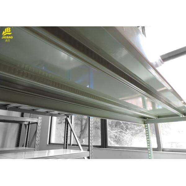 Home / Office Steel Racks , 150KG/ Layer Heavy Duty Industrial Shelving Gray White