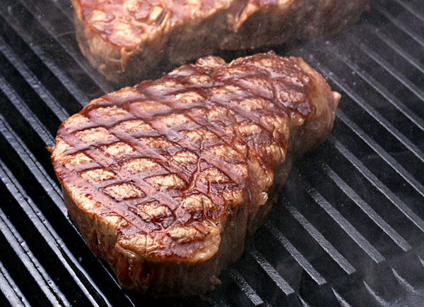 Stainless Steel Cooking Lines , Gas / Electric Lava Rock Grill For Kitchen