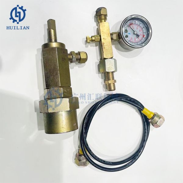 Dongyang DYB500 DYB600 DYB800 Hydraulic Hammer Nitrogen Charging Kit Use for Hydraulic Breaker N2 Test Adjust Charger Kit Tools Assembly