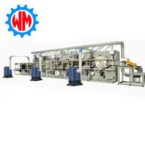 600pcs/Min 設計速度 ベビーダイアパー生産ライン 97% 合格率 205KW 設置能力