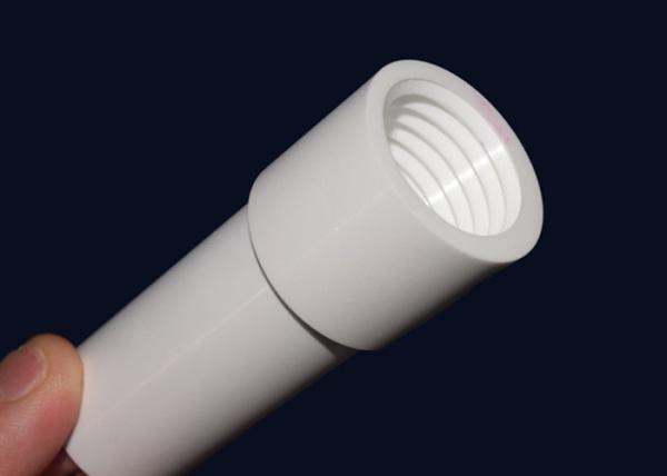 Resistência de desgaste cerâmica da tubulação do tubo da alumina da zircônia da linha
