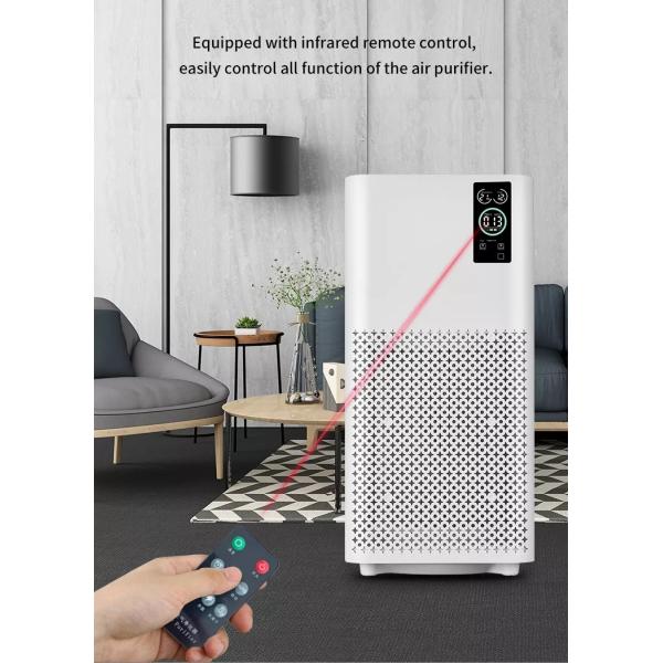 Purificadores de aire WIFI para el hogar Ionizador de aire Ozone Sala libre Hepa Filtro Smart Touch Control Equipo de purificación de aire para el hogar