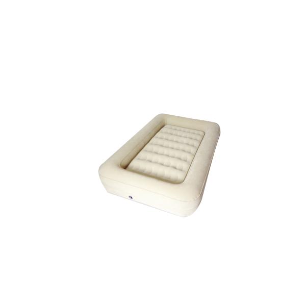 Niños beige reunidos viaje de los muebles al aire libre inflables tamaño pequeño de la cama de aire del niño