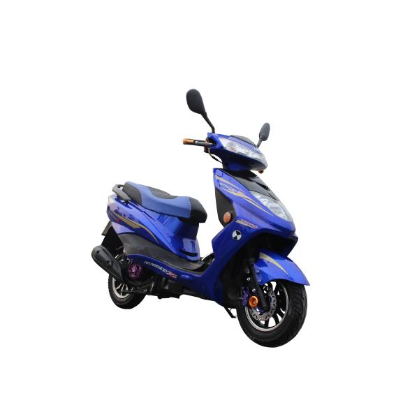 Automatic 49cc Gas Motor Scooter Moped 10 Inch Steel Rims 125CC 150CC GY6 Engine