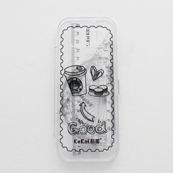 high quality math stationery clear scale custom logo ruler set