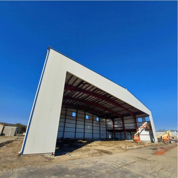 Fast Install Prefab Steel Structure Hangar Steel Aircraft Hangar Buildings