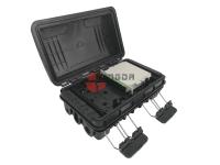 Capacidad 24cores de la prenda impermeable 290 * 190 * 110m m de la caja común del cable de la fibra de los PP + de GF