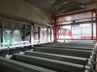 150 T/m Linha de produção de anodização de alumínio para tratamento de superfície por oxidação