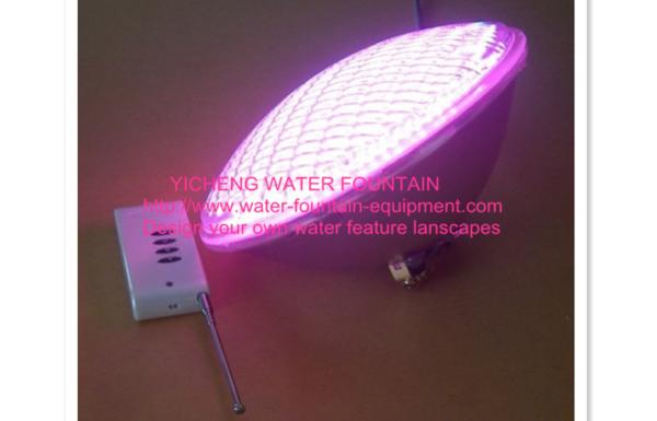 Waterproof PAR56 Swimming Pool LED Lamp WIth Controller , Glass Cover 18W - 40W