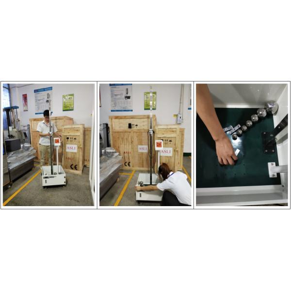 Ball Drop Impact Test IEC 60950-1 Impact Test Using A Steel Ball Testing Machine