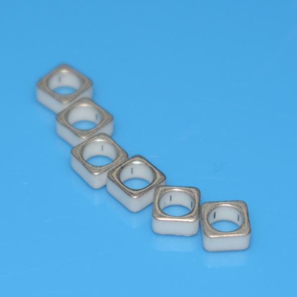 Excellent Self Lubricity  Metallized Ceramic Insulator Base With Gold Plating