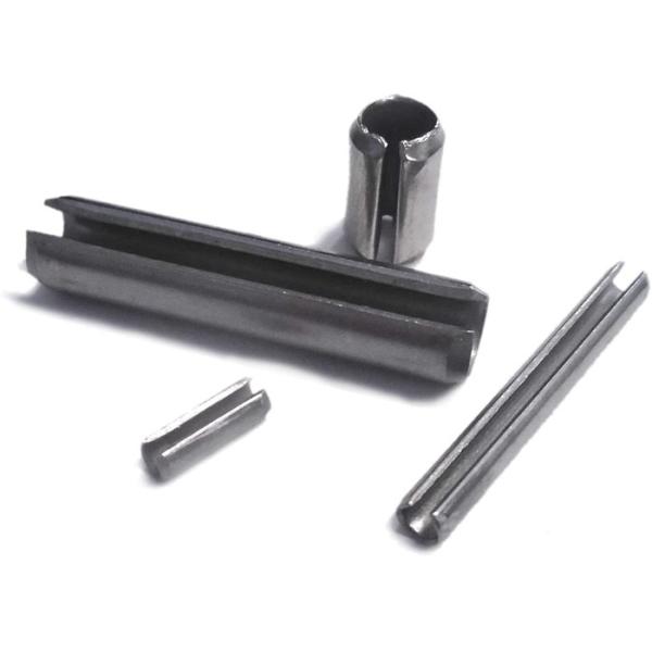 10x22 Stainless Steel Spring Roll Pins Slotted Elastic Cylinder  ISO8752