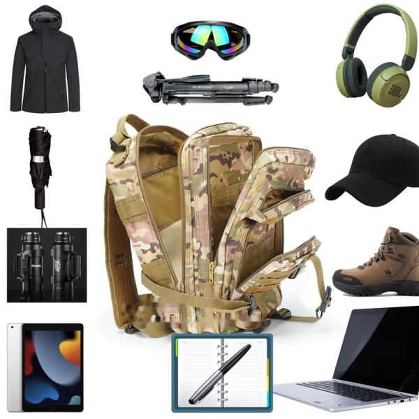 3P 28L Army Tactical Backpack Nylon Polyester Waterproof Military Backpack