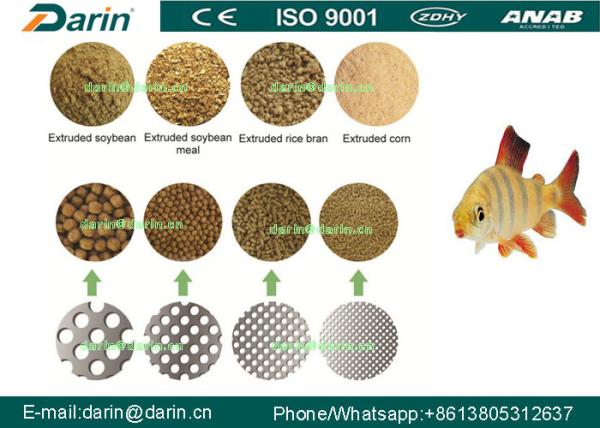 Healthier Pet Food Extruder  Floating Fish Feed / Dog Pellet / Processing Plant