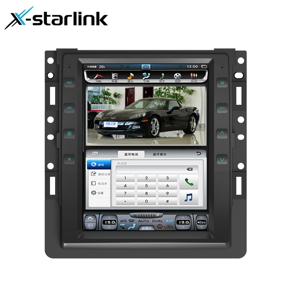 Chevrolet Corvette C6 Вертикальный экран Автомобильный DVD-плеер 10,4 дюйма с Carplay GPS