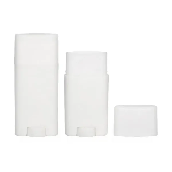 Empty White Stick Eco Deodorant Stick Solid Deodorant Container Refillable Deodorant Stick