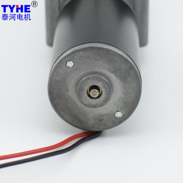 Dual Shaft 24V DC Micro Worm Gear Motor 90 Degree Right Angle