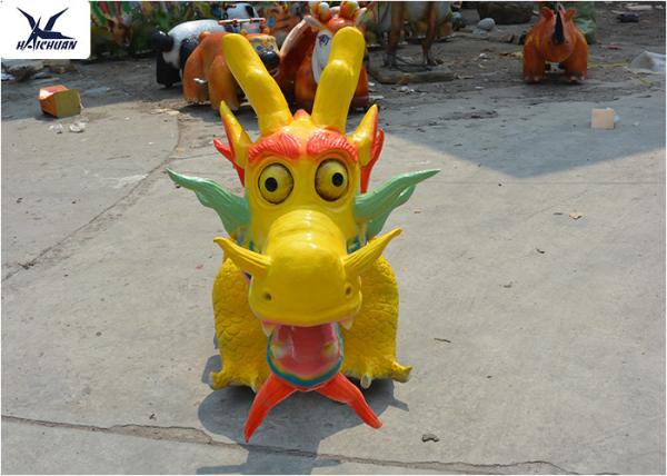 Cartoon Traditional Dragon Toy Car Kiddie Rides Game Center Motorized Scooters