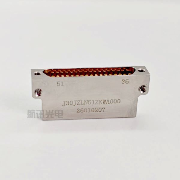 J30jzn51zkca000 Micro Rectangular Connector 51-Pin Socket Crimping with Wire.