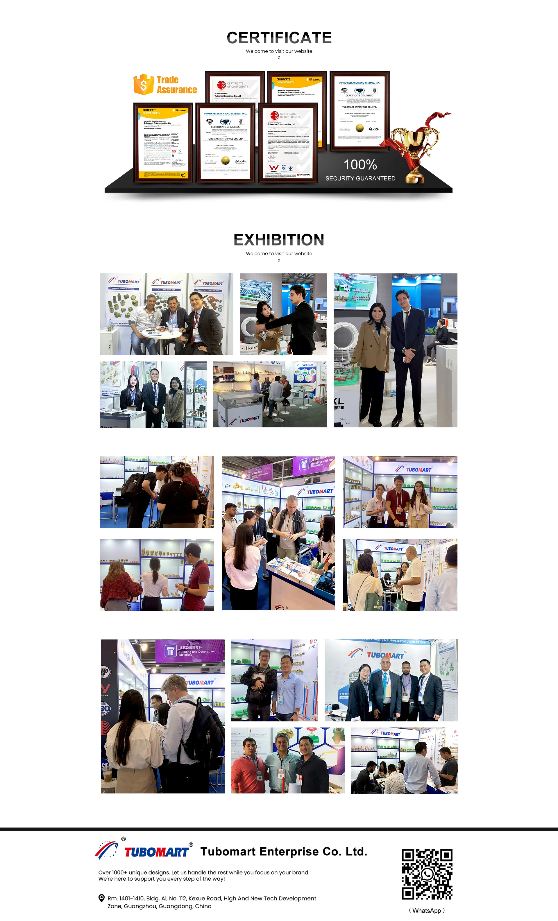 Tubomart Oem Brass Wallplated Straight Tee Cap Coupling Plumbing Compression Screw Fitting