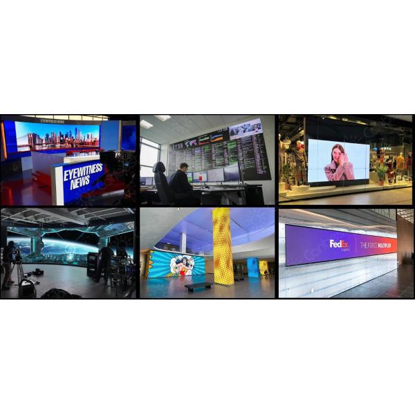 P1.86mm Fine Pixel Pitch LED Display Высокий контрастный коэффициент Высокий серый масштаб
