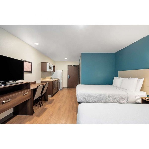 Modern European Style Luxury Queen King Hotel Bedroom Sets WoodSpring Suites Furniture with Kitchen Cabinet Panel Wood Style