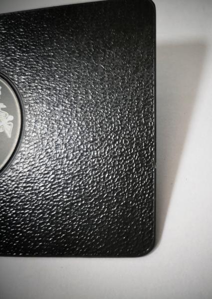 Luxurious SS Metal Member Cards Laser Engrave Etch Logo Leather Pattern