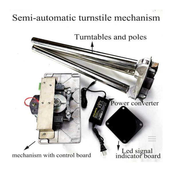 Высокая безопасность RFID-карты Трипода Барьерные ворота Контроль доступа Пешеходный механизм для тренажерных залов