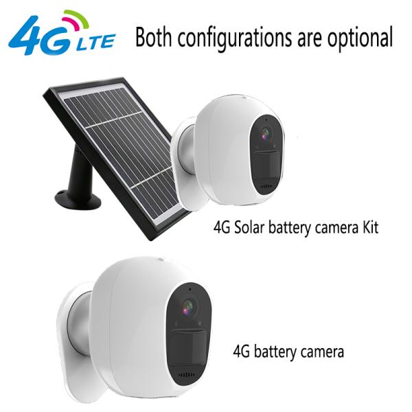 Мини солнечная камера 4G IP построенная в SIM-карте поддержки 4G батареи 6400mA