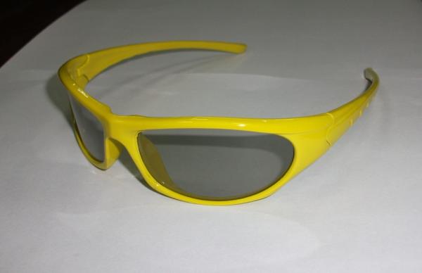 Fashion Plastic Circular Polarized 3D Glasses For Cinema CE EN71