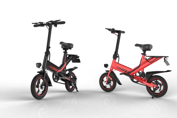7.5AH Lithium Battery Lightweight Fold Up Bike Intelligent Environmental Protection Integration