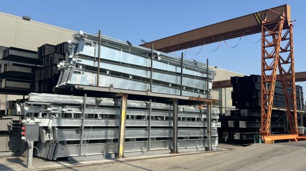 工業用鋼鉄構造の工場 倉庫の建設計画