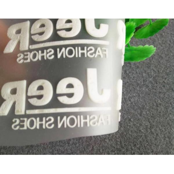 изготовленный на заказ силикон 3д поднял резиновый утюг передачи тепла на стикере заплаты для одежды