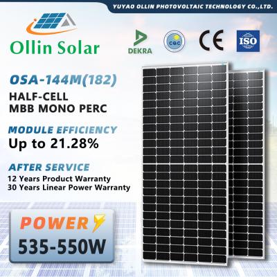 144 Cell 182mm 10bb Mono Solar Module Panel 550W 560W 570W 580W 590W 600W