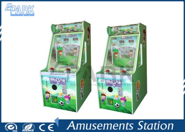 Commercial Kids Coin Operated Game Machine Happy Football Video Arcade Prize Game